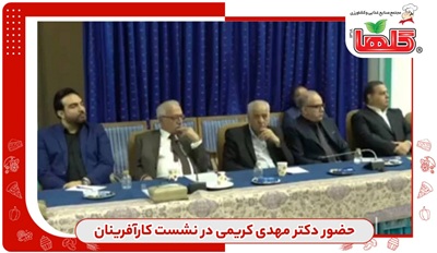 حضور دکتر مهدی کریمی تفرشی در نشست کارآفرینان با رئیس جمهور